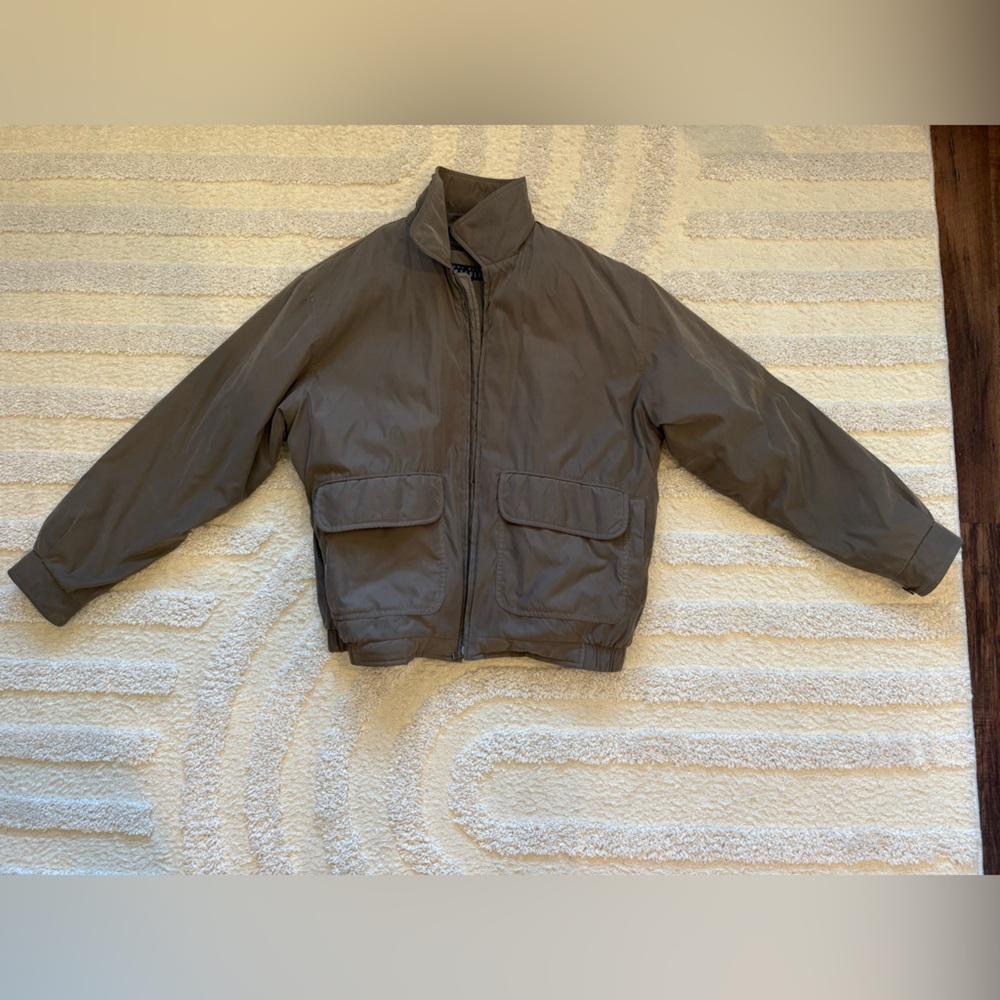 Perry Ellis Portfolio Olive Jacket